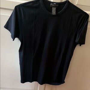 Banana Republic Black Short Sleeve Stretch Tee